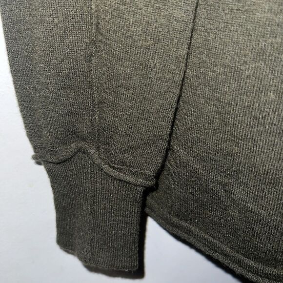 OONAGH BY NANETTE LEPORE Olive Green Cashmere Sweater-S - Picture 4 of 10